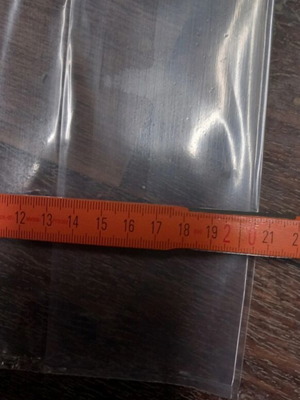 Transparent packaging bags new, pack of 50, 40x20 and 40x34