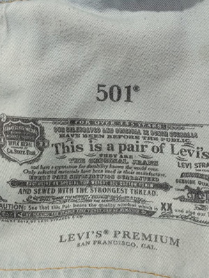 Levi's 501 Original Fit τζιν W32 L32 WaterLess σειρά σαν καινούργιο, μπλε denim