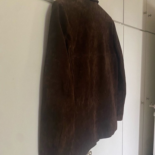 Mango women's suede jacket new, brown, size S-M