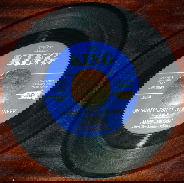 LP 45 RPM: James Brown - Oh Baby Don't You Weep (Part I & Part II)