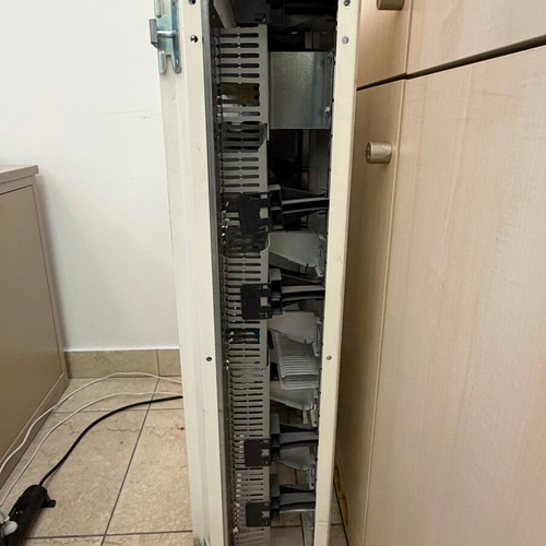 Hager 160A Three-Phase Electrical Distribution Panel like new, metal