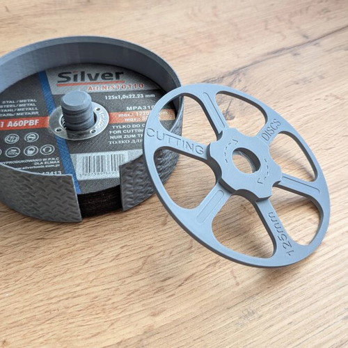 Smart Cutting Disc Storage Case new, 3D printed organizer