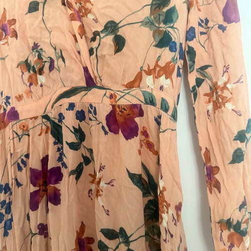 Maxi floral dress Oysho σαν καινούργιο, πολύχρωμο, one size