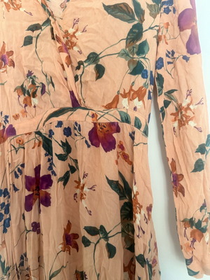 Maxi floral dress Oysho σαν καινούργιο, πολύχρωμο, one size