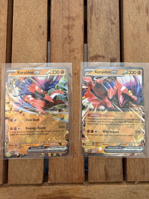 Pokemon TCG Koraidon ex promo cards bundle like new