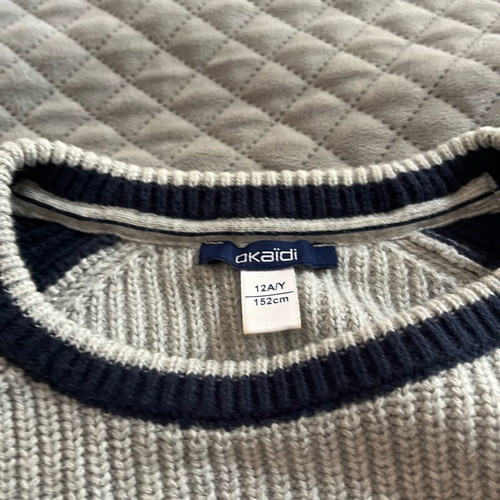 Okaidi boys' sweater gray size 152 cm like new