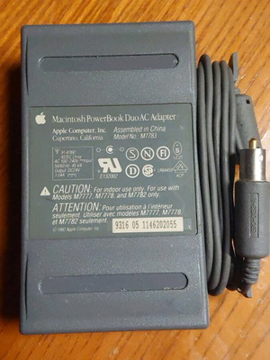 Apple Macintosh PowerBook Duo AC Adapter μεταχειρισμένο