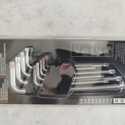Torx L-Shaped Key Set 9 Pieces New