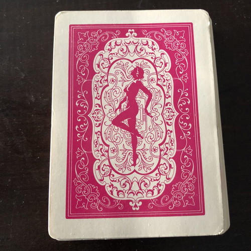 Vintage Playing Cards with Pin-Up and Artistic Nudes, Used