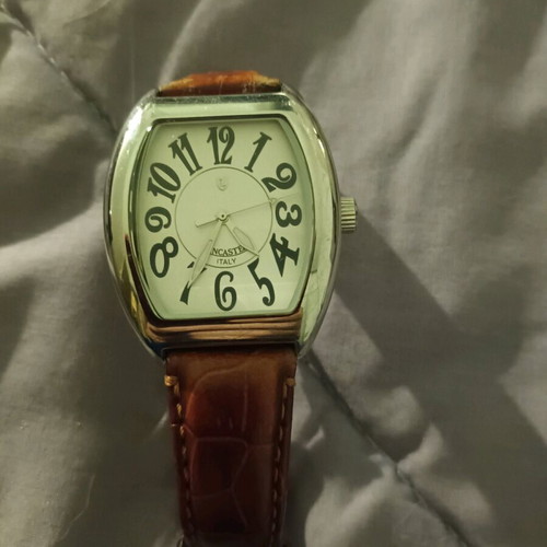 Lancaster women's watch like new, brown