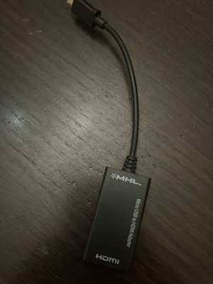 MHL adapter Micro USB to HDMI used