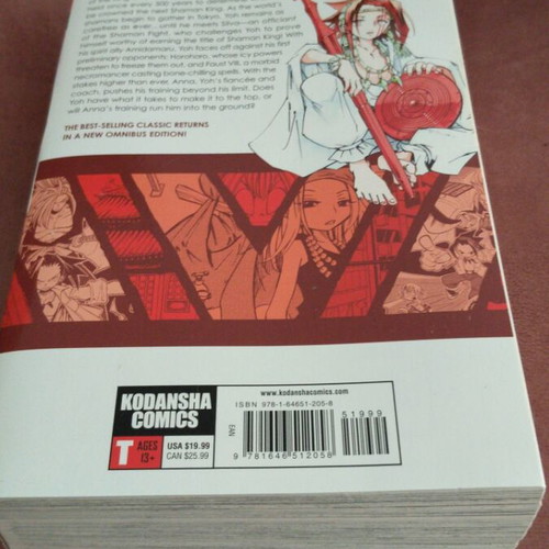 Shaman King omnibus volumes 4-6 new, English