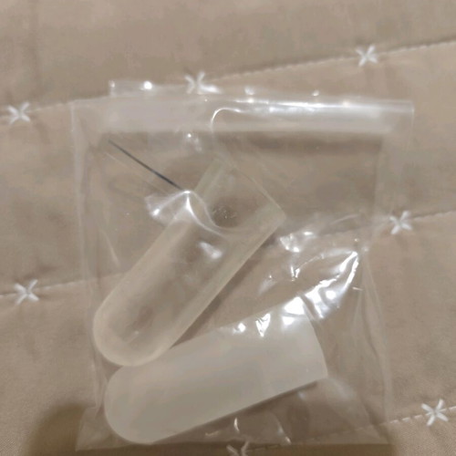 Protective toe ring caps size M new polymer gel