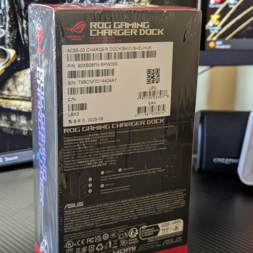 Asus ROG Gaming Charger Dock, Ally Docking Station 90XB08FN-BPW000