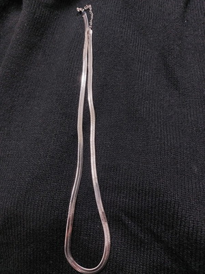 Long stainless steel snake design necklace new