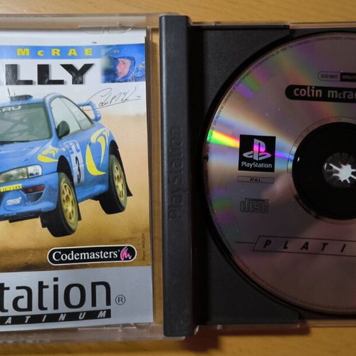 Colin McRae Rally PlayStation (PS1) Platinum Edition mint CIB