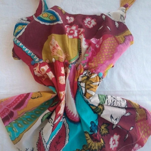 Aaiko top Small colorful like new, 100% cotton