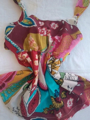 Aaiko top Small colorful like new, 100% cotton