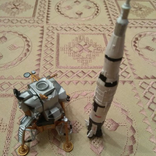 Apollo 11 and Moon Spacecraft 1969 miniatures new, collectible