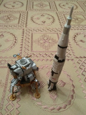 Apollo 11 and Moon Spacecraft 1969 miniatures new, collectible