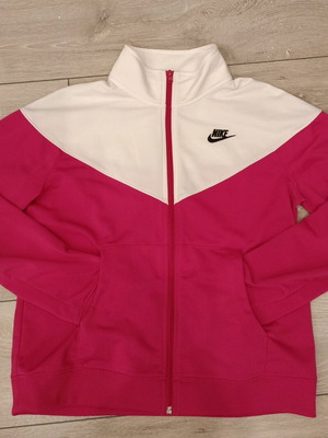 Nike pink and white jacket like new, size M