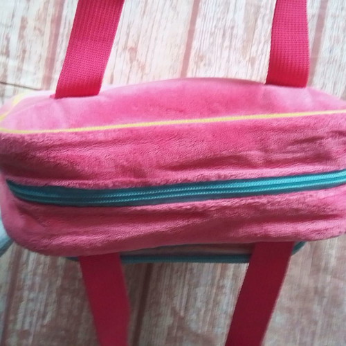 Nici children's velvet My Little Pony Rainbow Dash handbag used