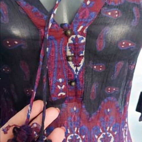 Zara Basic dress made of transparent chiffon like new, universal size