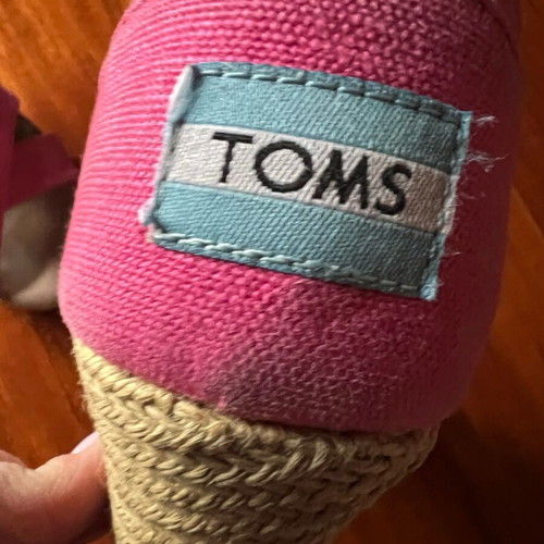 Toms platform shoes used, size 37, pink