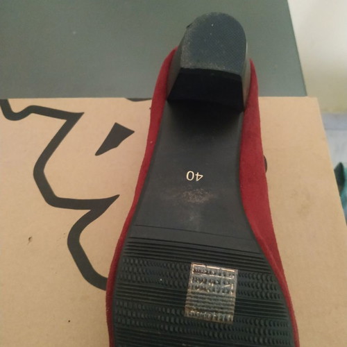 Low heels size 40 red new Plato