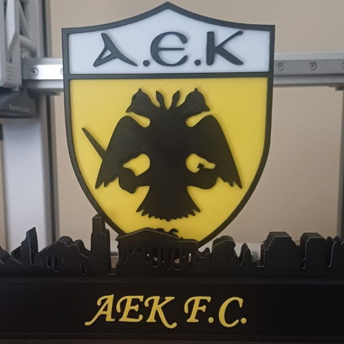 AEK Football Decorative 3D Printed New with Durable PLA+