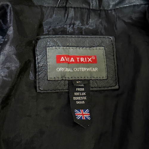 Aviatrix kids leather jacket XL like new