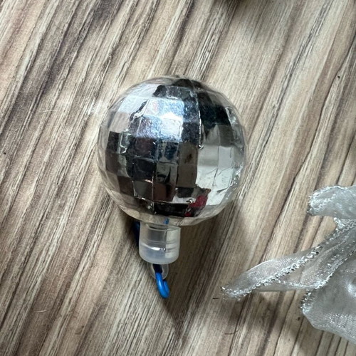 Paperchase London set of 20 used silver Christmas tree decorations