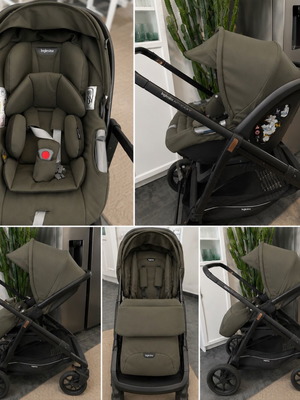 Inglesina Aptica XT σύστημα μεταφοράς με κάθισμα αυτοκινήτου Darwin χακί σαν καινούργιο