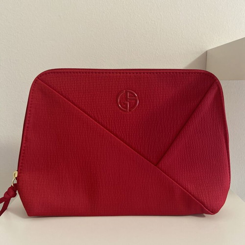 Armani Exchange cosmetic bag new, red