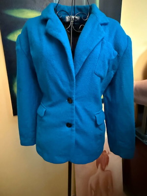 Toi & Moi blue blazer coat Large like new
