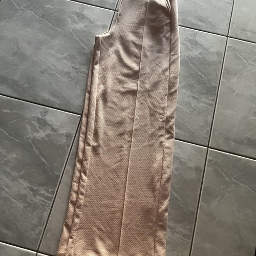 Bershka Pink Pants Size M Like New, Wide Leg for Spring/Fall