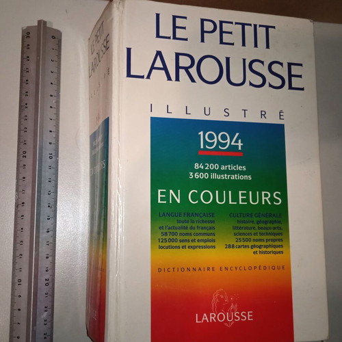 Le Petit Larousse Illustre 1994 French-French Dictionary used