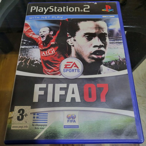 FIFA 07 for PlayStation 2 used with scratches