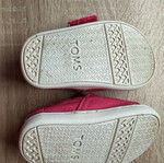 Βρεφικά παπούτσια Toms νούμερο 19.5 ροζ σαν καινούργιο