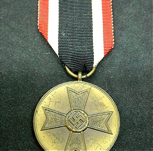 "Πολεμικός Σταυρός Πολιτών" Γερμανικό μετάλλιο Β'Π.Π. σε μπρούτζο με κορδέλα γνήσιο.