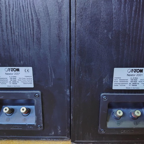 Canton Nestor 2001 3-Way Floorstanding Speakers used, pair