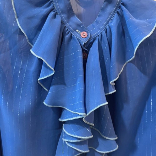 Blue shirt used, one size