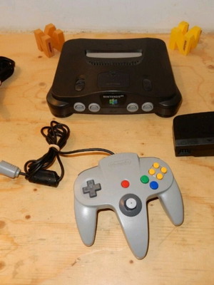 Nintendo 64 console used with original controller