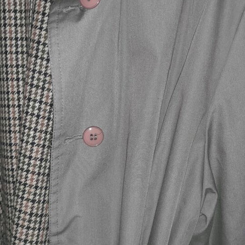 Reversible trench coat with wool lining like new, size XL