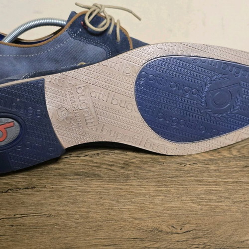 Bugatti original men's shoes new, fabric and leather, size 43