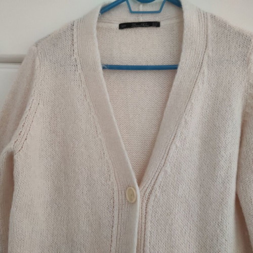 Zara women's knit cardigan medium like new, acrylic mohair wool