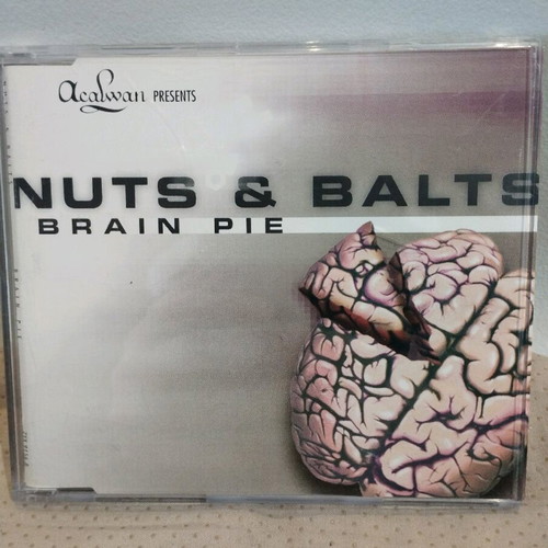 Nuts & Balts Brain Pie CD like new, electronic hard trance single