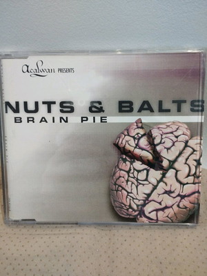 Nuts & Balts Brain Pie CD like new, electronic hard trance single