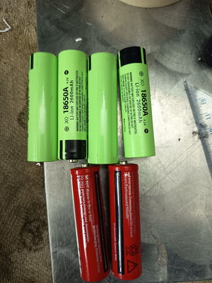 Μπαταρίες 18650 μεταχειρισμένες, 4x 2600mAh 4,2V και 2x 6800mAh 3,7V