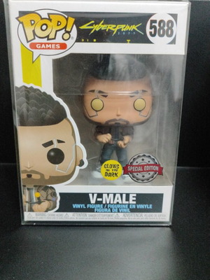 Funko Pop Cyberpunk 2077 V-Male Special Edition 588 like new